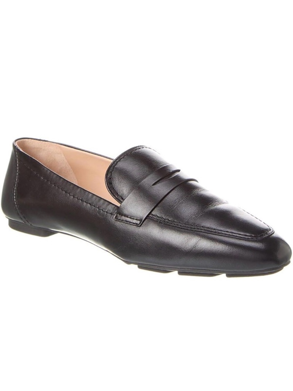Stuart Weitzman Jet Loafer Black Leather 6.5AA Narrow | New in box